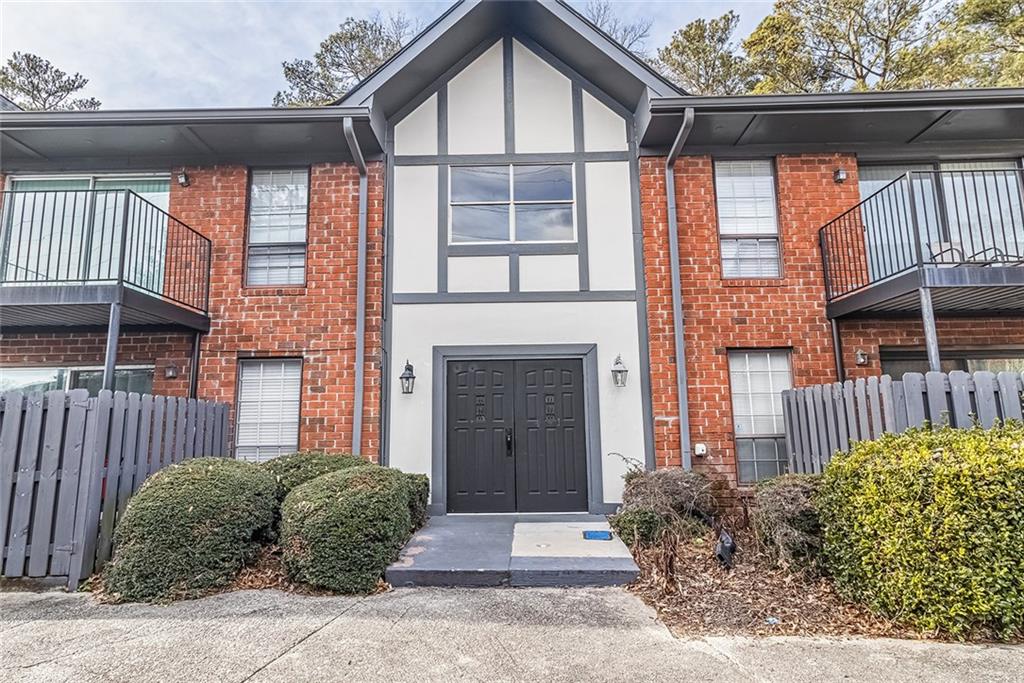 Multi unit property with a balcony Multi unit property with a balcony