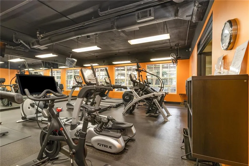 View of workout area