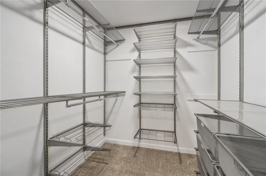 Two walk in closets