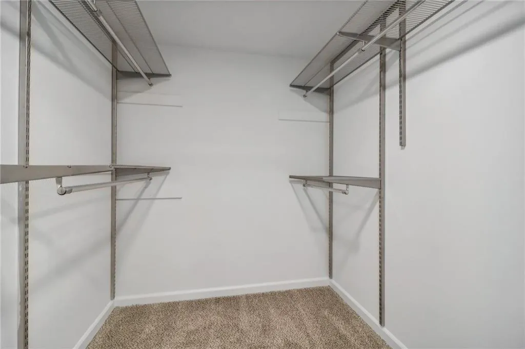 Both Owner's closets have closet organization systems