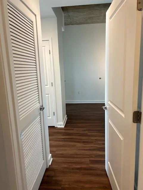 Wrap around hallway for guest access to the bathroom