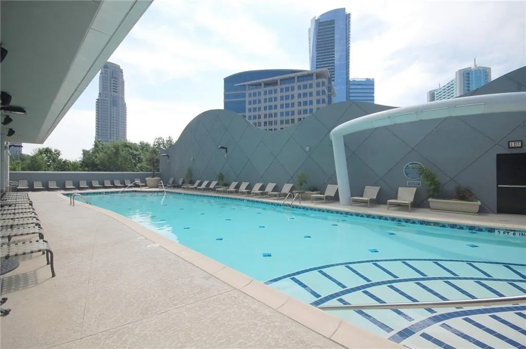 View of pool