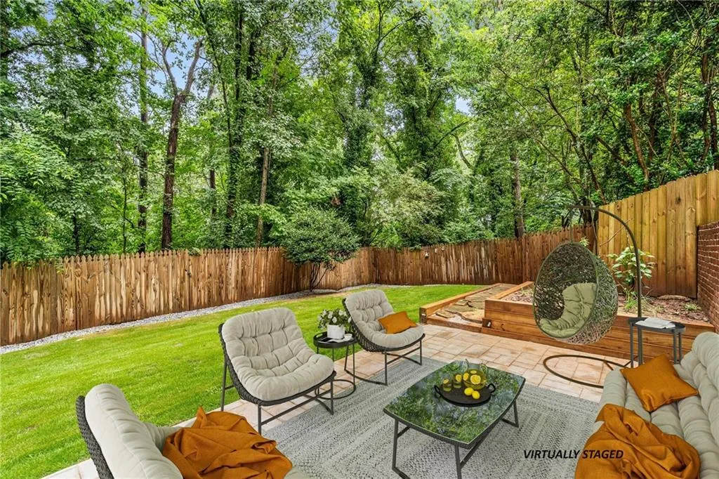 FENCED PART OF THE YARD