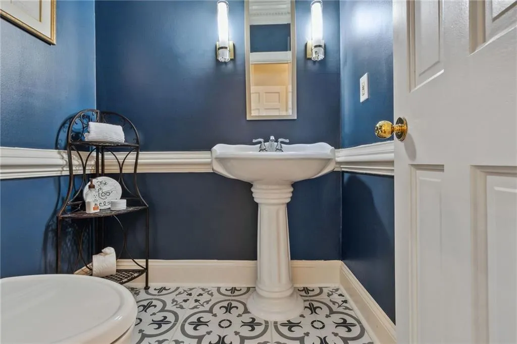 Powder room on main level