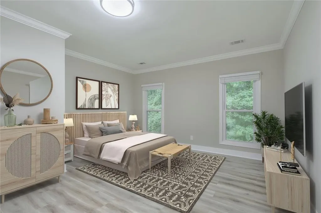 Primary Suite on Main Level- Virtually Staged