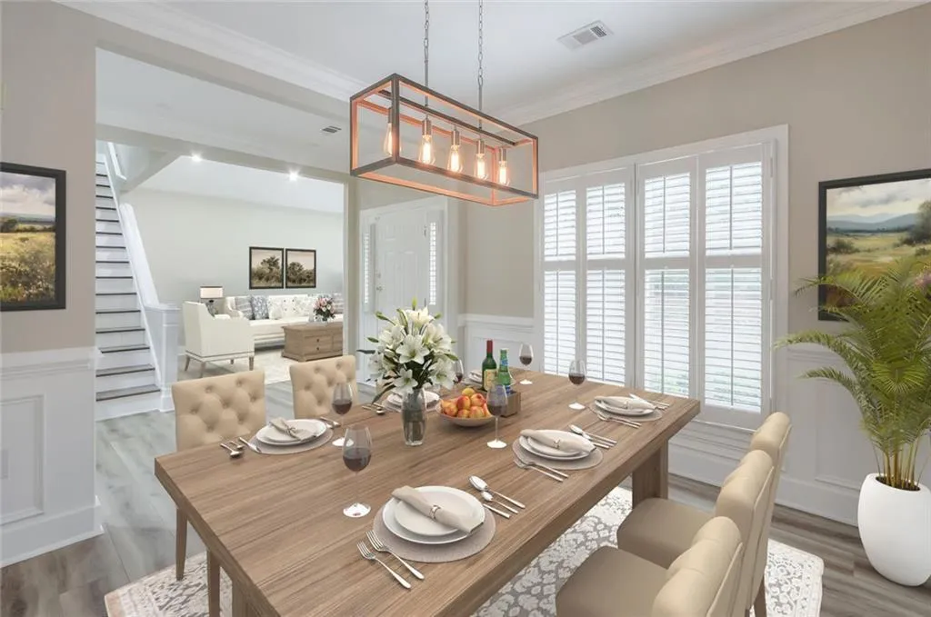 Dining Room - Virtually Staged