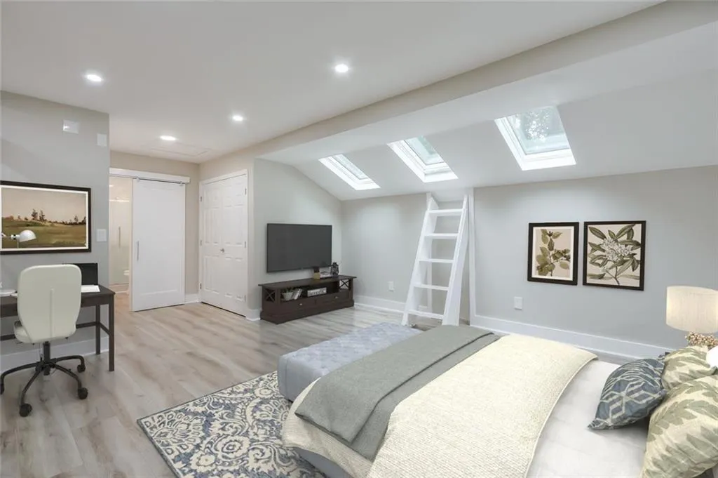 Bonus Room Upstairs and Full Bath - Virtually Staged