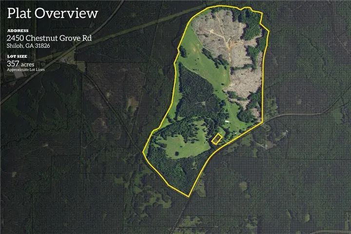 Map / location with property boundaries highlighted