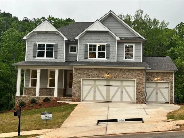 4 BR/4 Bath/3 car garage on an unfinished basement.  Backs to private creek buffer.  GORGEOUS!!