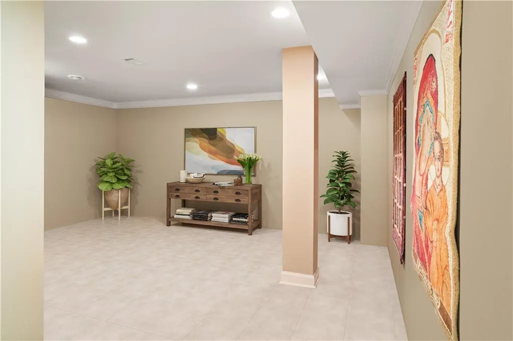 Virtually Staged lower level entry Virtually Staged lower level entry
