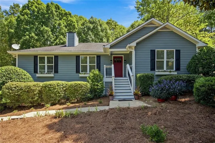 Marietta Ga. Ranch on a Full Basement with Hardi Plank Exterior