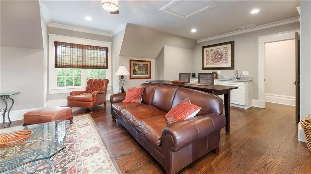 Upper Level Bonus Room with Bar and Sink