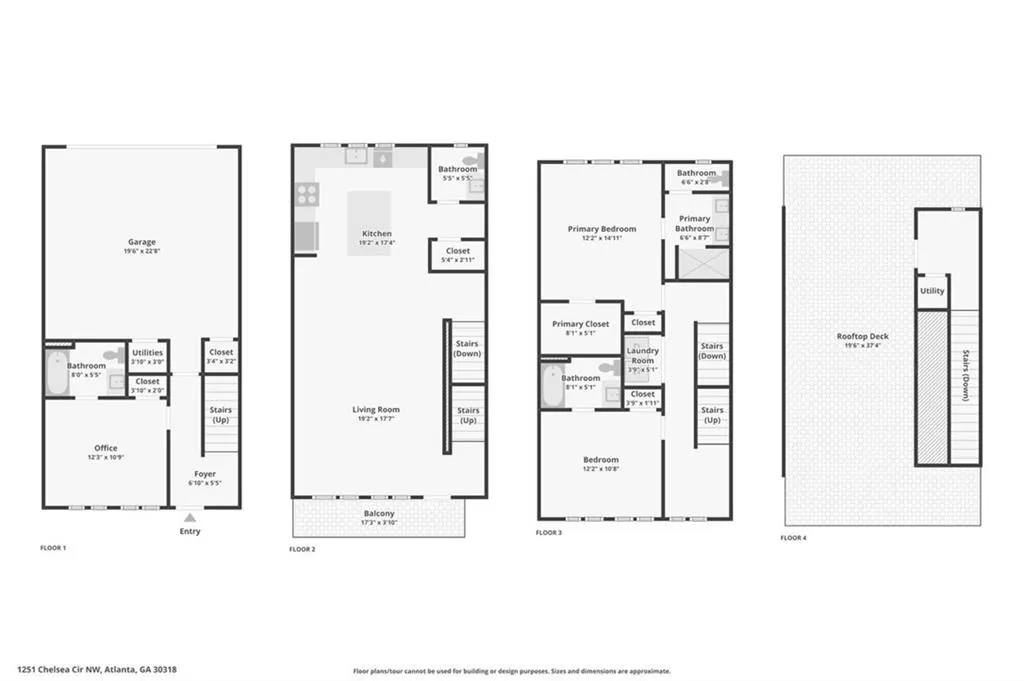 1251 Chelsea Circle Nw Unit #30, Atlanta, Georgia 30318, 3 Bedrooms Bedrooms, ,3 BathroomsBathrooms,Residential,For Sale,1251 Chelsea Circle Nw Unit #30,7589188