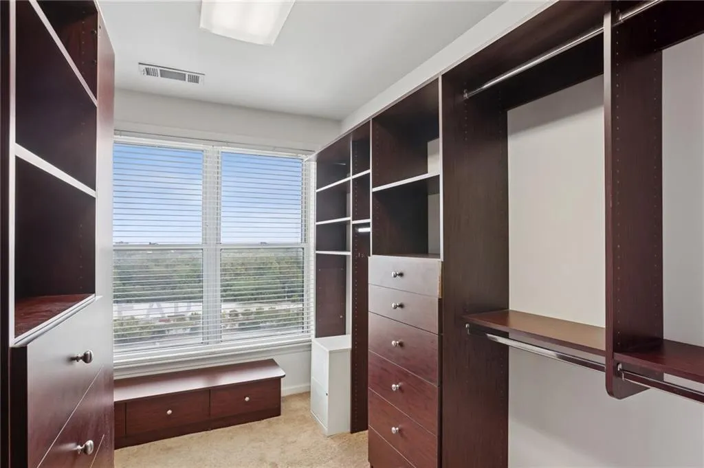 Primary closet