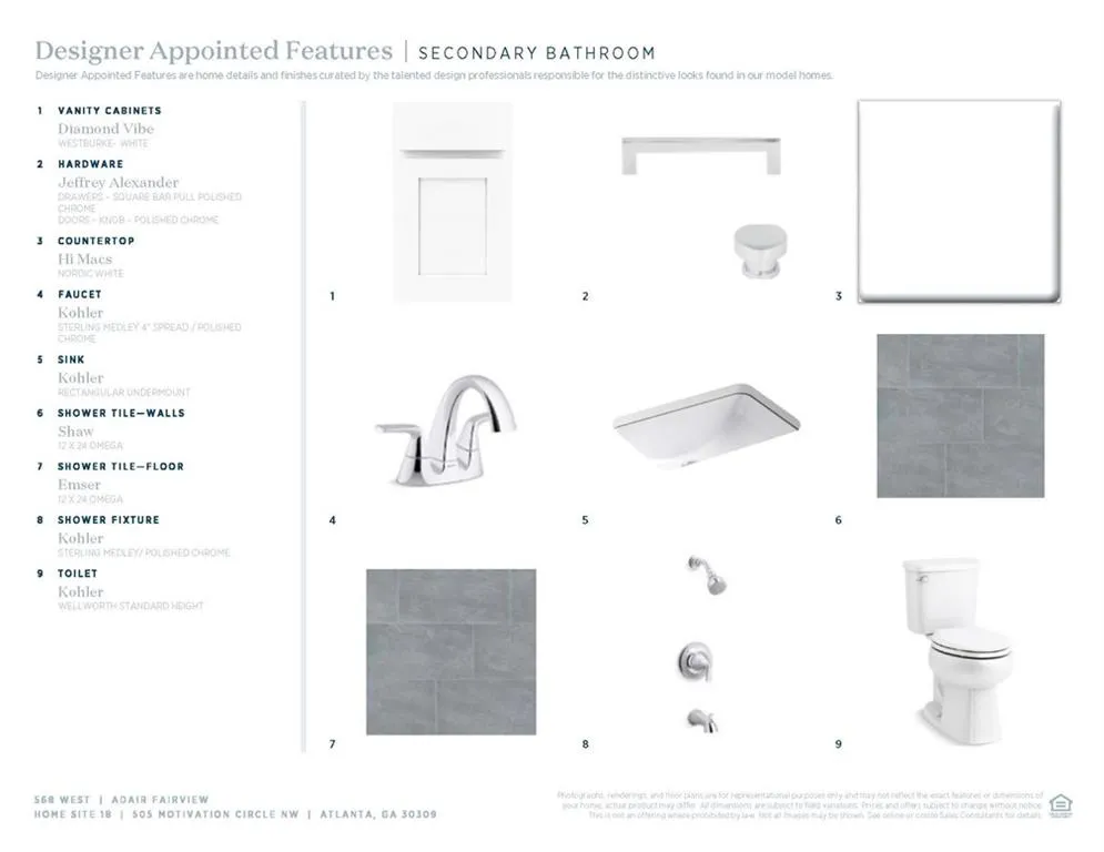 Thoughtful Designer Appointed Collections by Toll Brothers' Design Experts