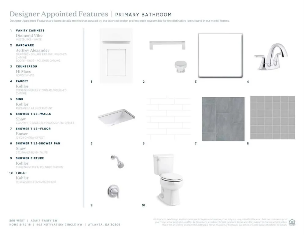 Thoughtful Designer Appointed Collections by Toll Brothers' Design Experts