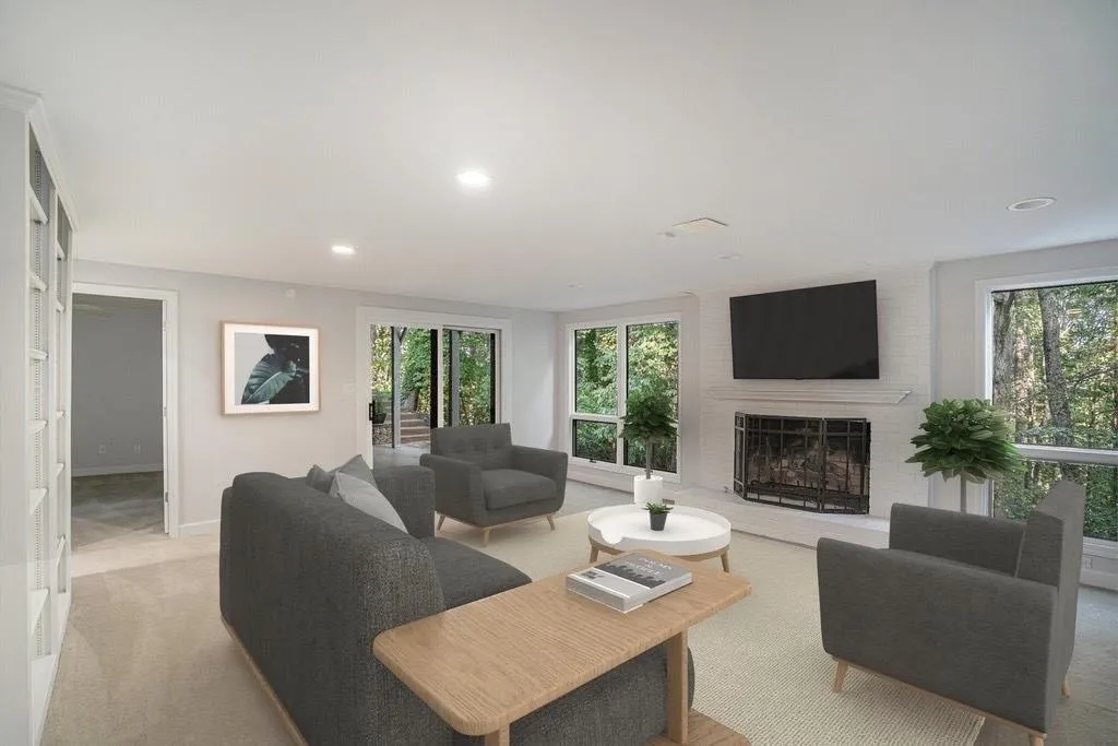 Downstairs Livingroom Staged