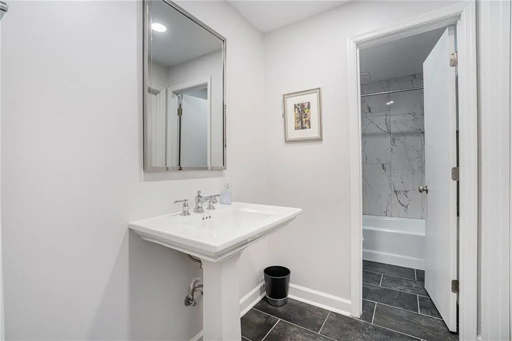 downstairs full bath