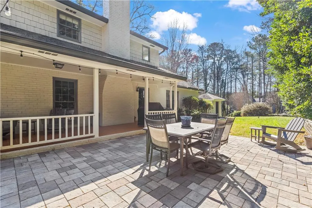 View of patio featuring outdoor dining space