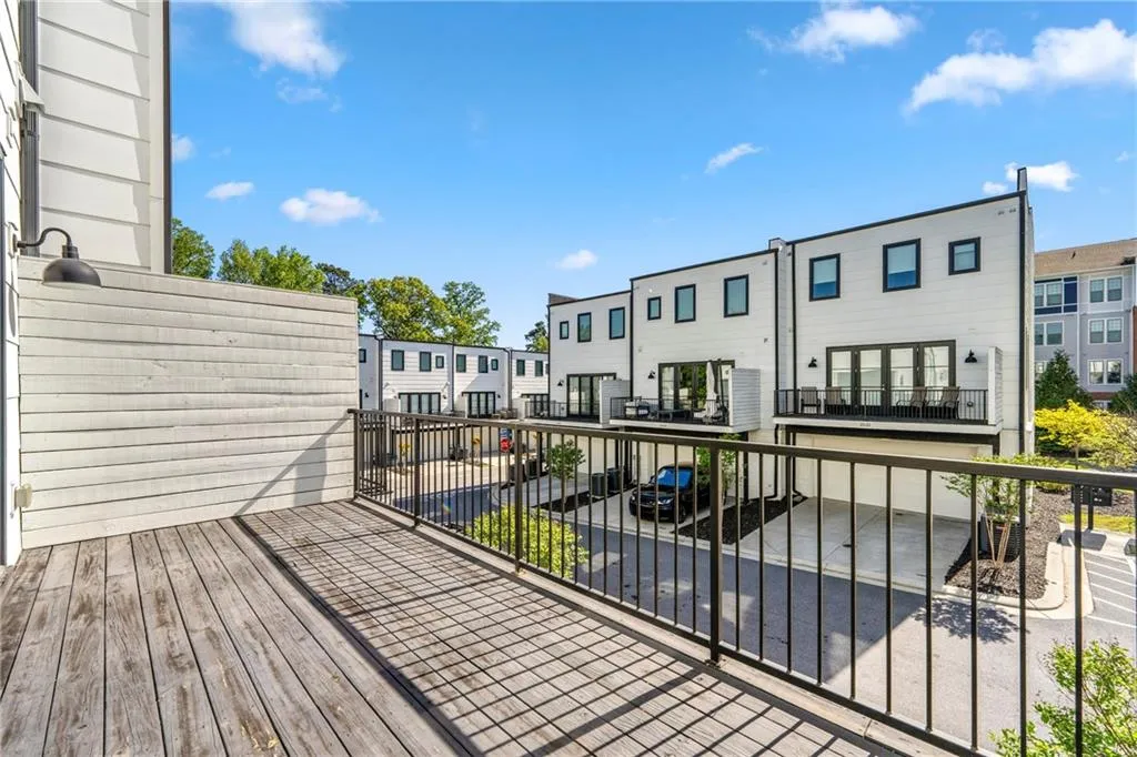 Deck featuring a residential view