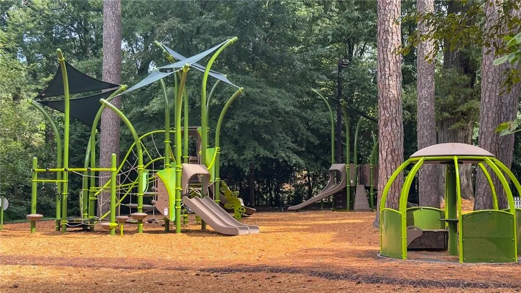 View of community jungle gym