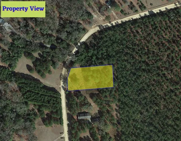 Property View. Illustrating the aerial perspective of the property boundaries