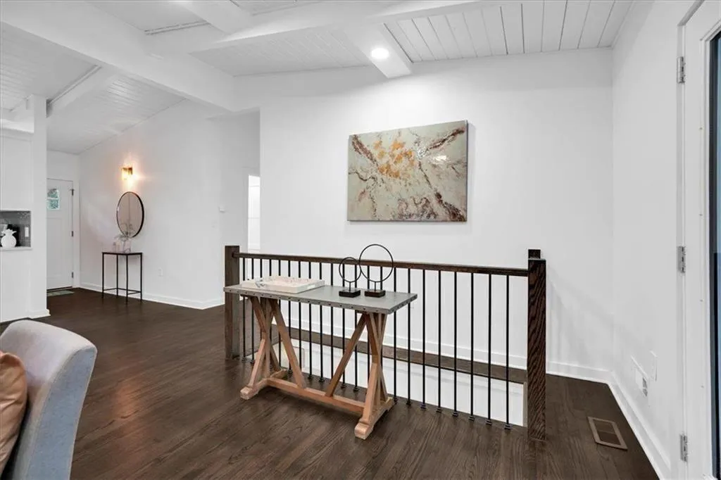 Stairs to laundry room