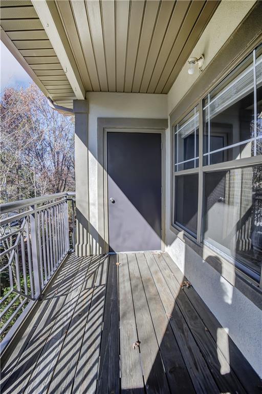 View of deck