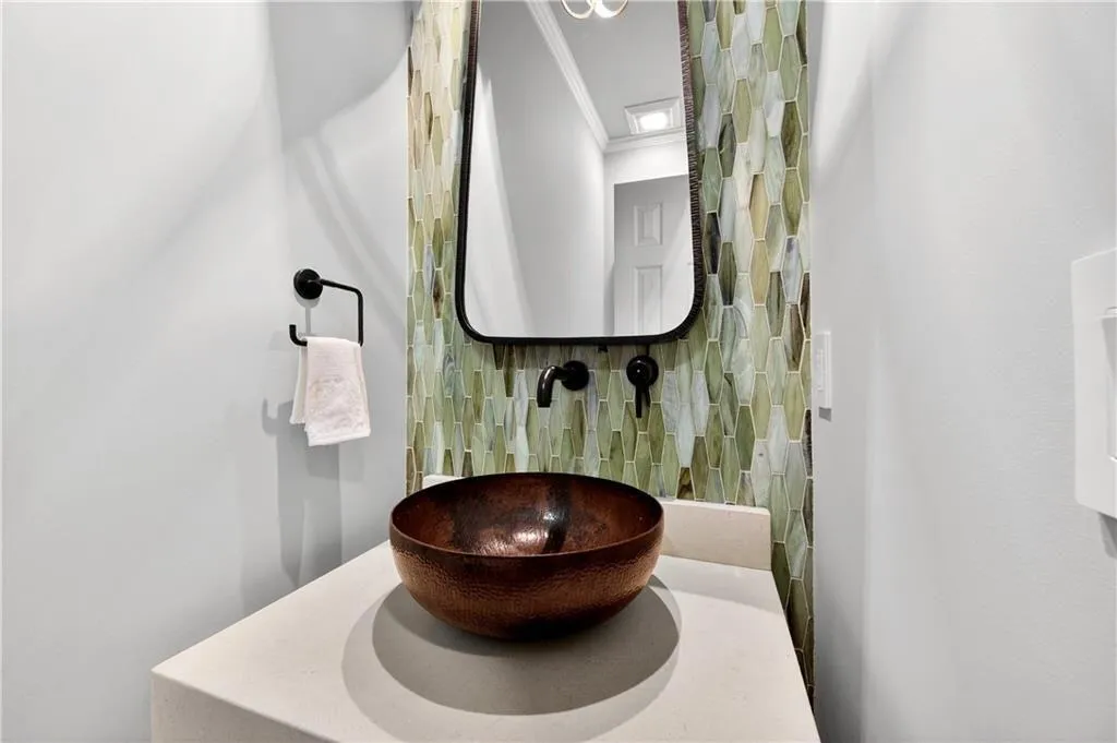 Main floor powder room.