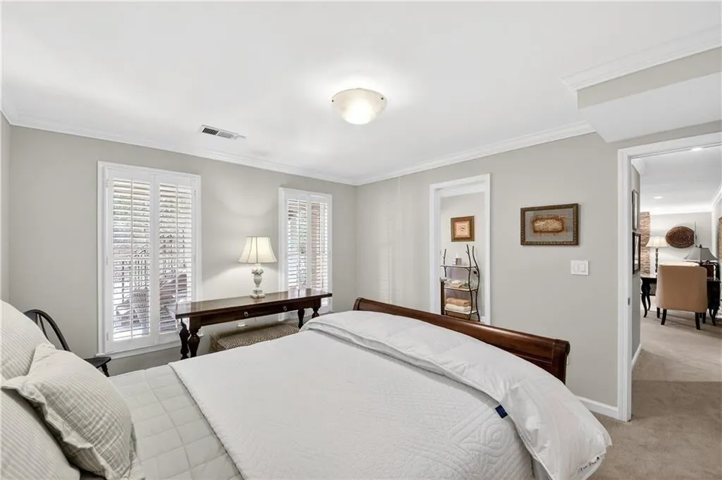 Terrace level bedroom with full bath.