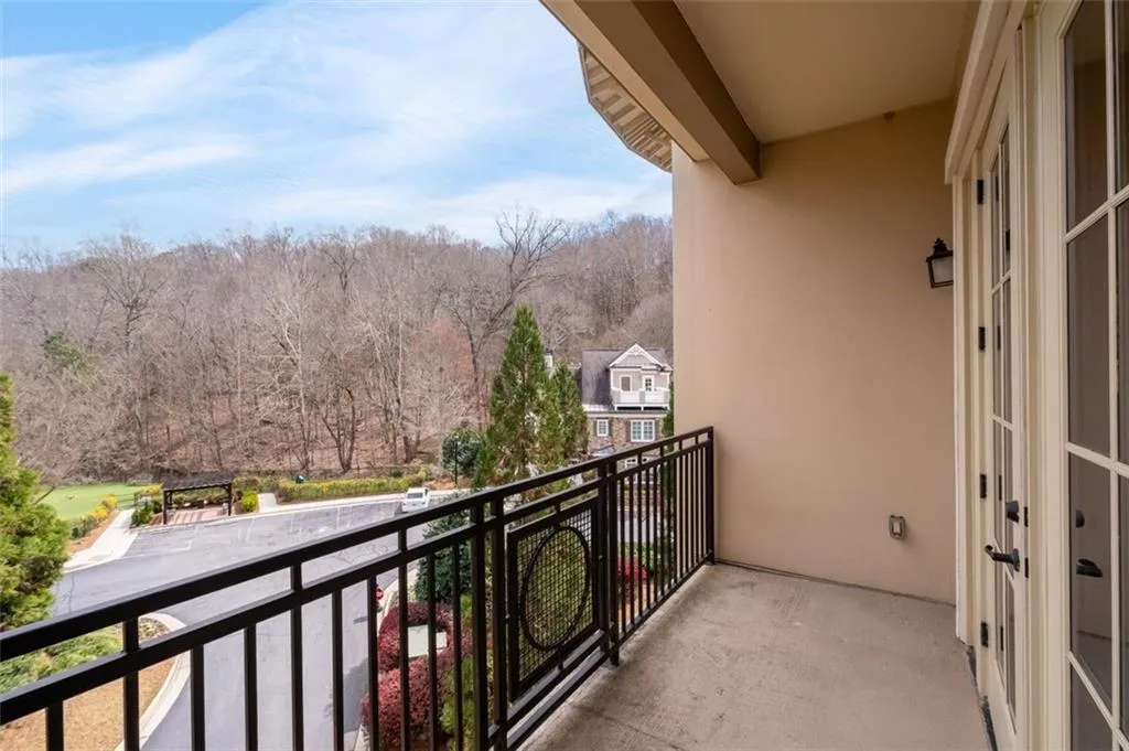 Located off Balcony, beautiful views of greenery