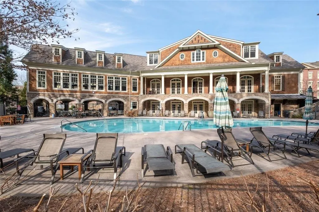 Clubhouse with 2 pools