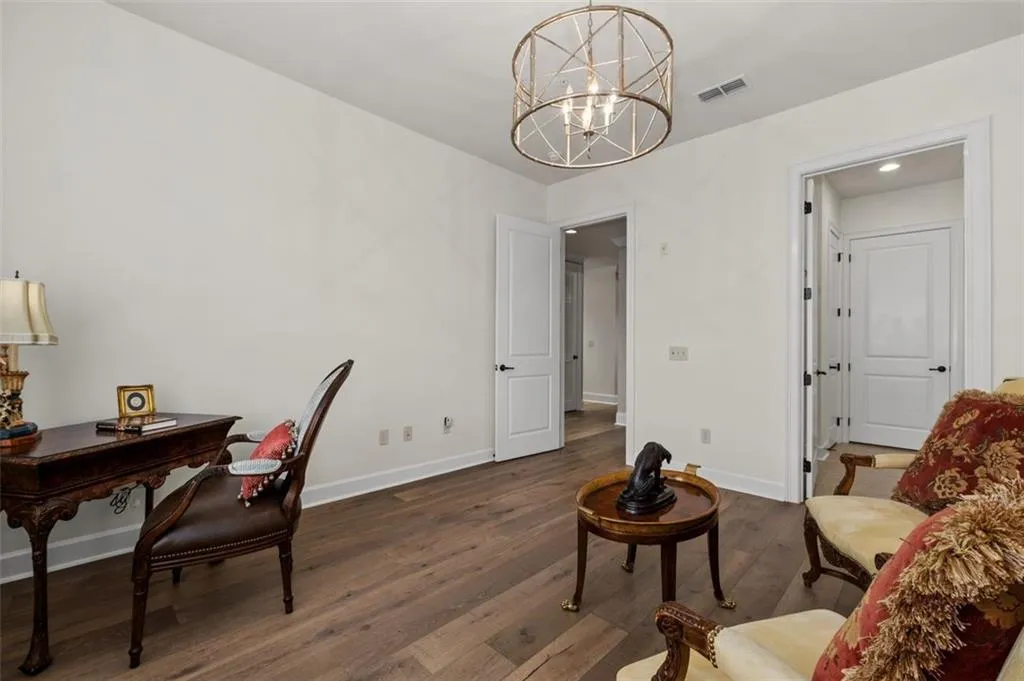 Currently used as a sitting area, this 3rd Bedroom is large and ensuite.