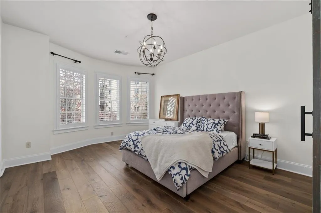 Secondary Bedroom is spacious with large walk-in closet, ensuite, of course