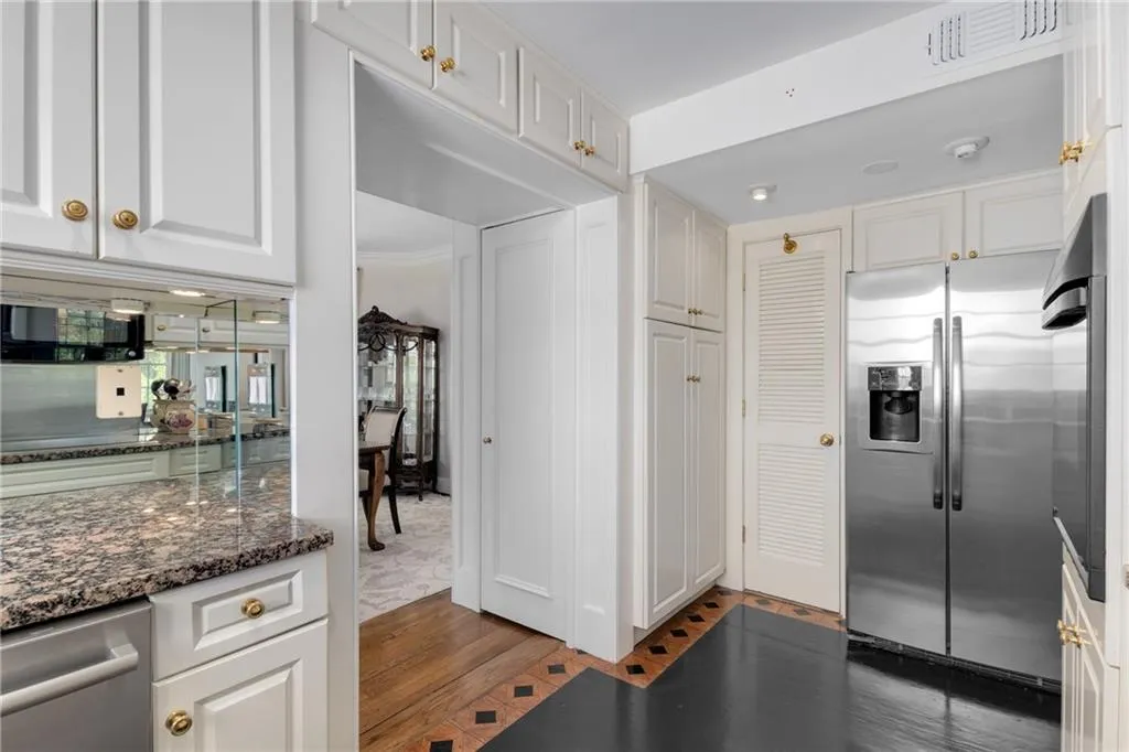 View from Kitchen back into Dining Room