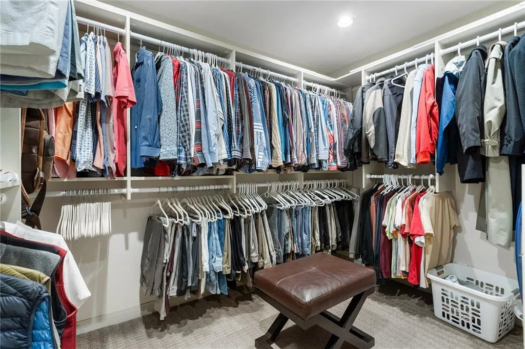 View of spacious closet