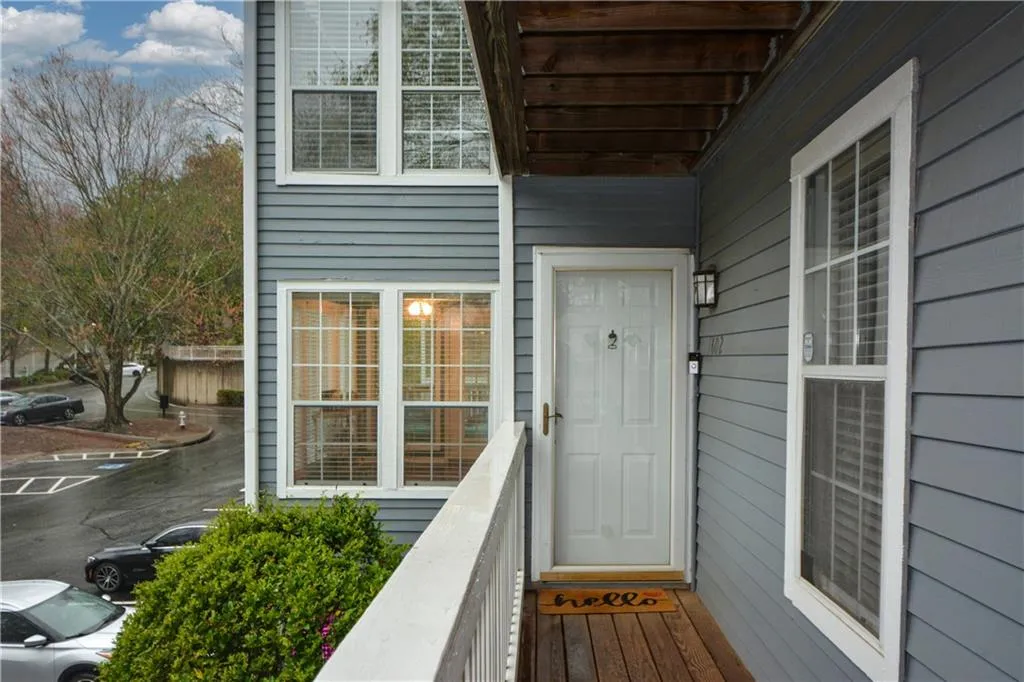 View of exterior entry