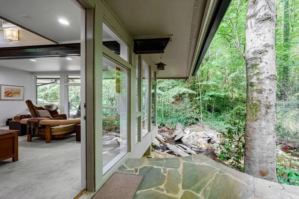 private patio off of the primary suite