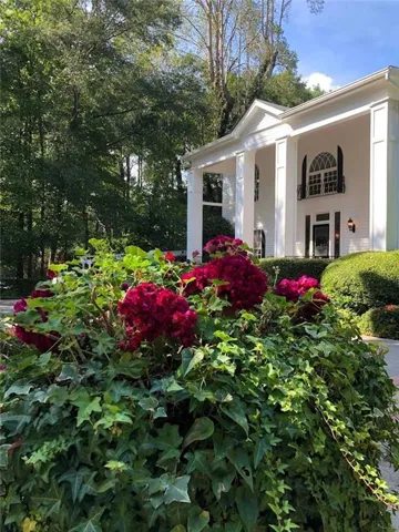 Front of Estate Home