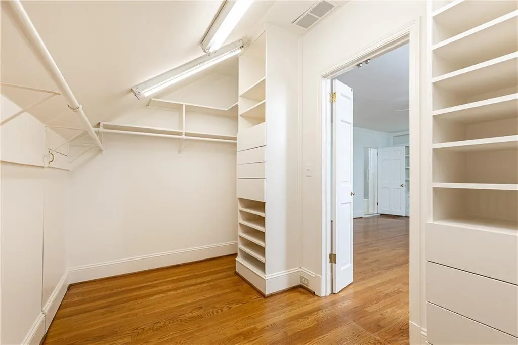 Large closets throughout