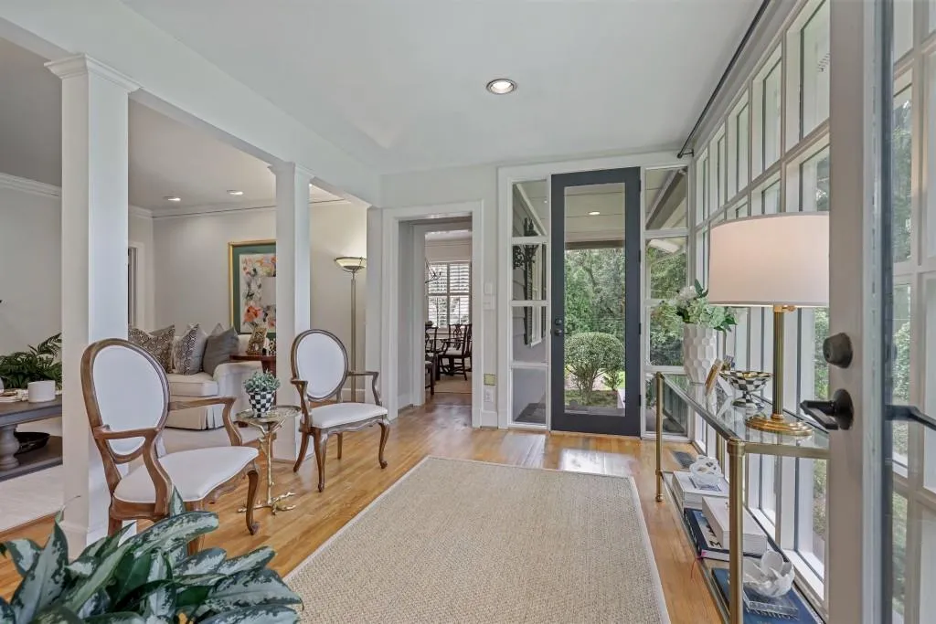 Light filled entryway