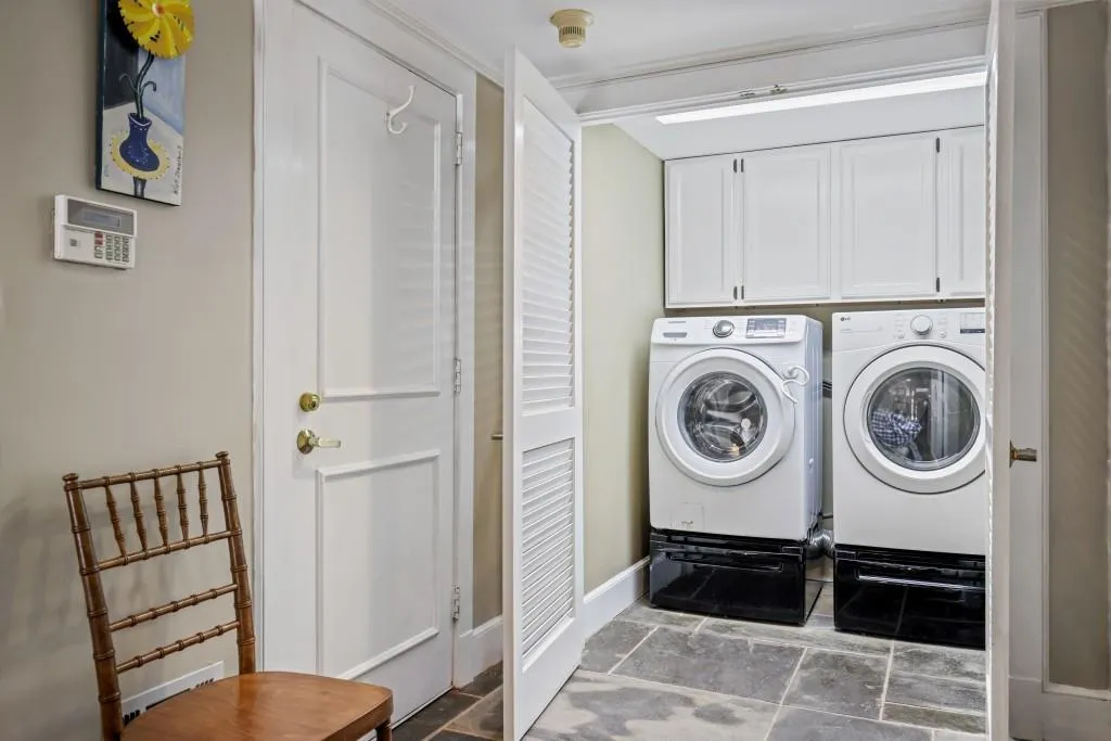 Laundry room in Mudroom area of terrace level