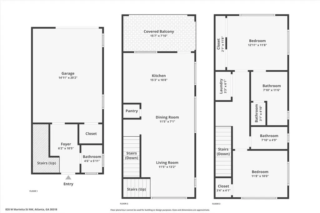 1122 W Marietta Street Nw, Atlanta, Georgia 30318, 2 Bedrooms Bedrooms, ,2 BathroomsBathrooms,Residential,For Sale,1122 W Marietta Street Nw,7625336