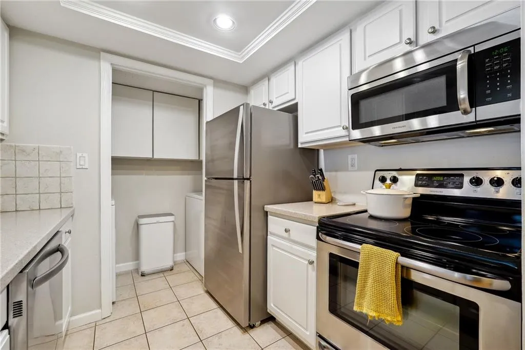 Kitchen pantry and laundry area