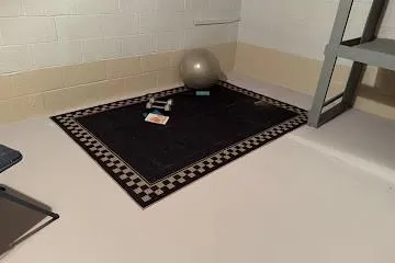 Detailed view of basement with waterproof floor