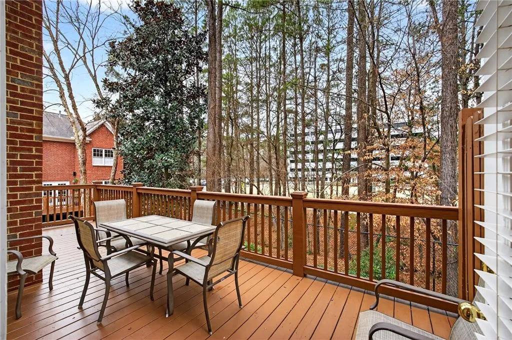 Private deck from Great room