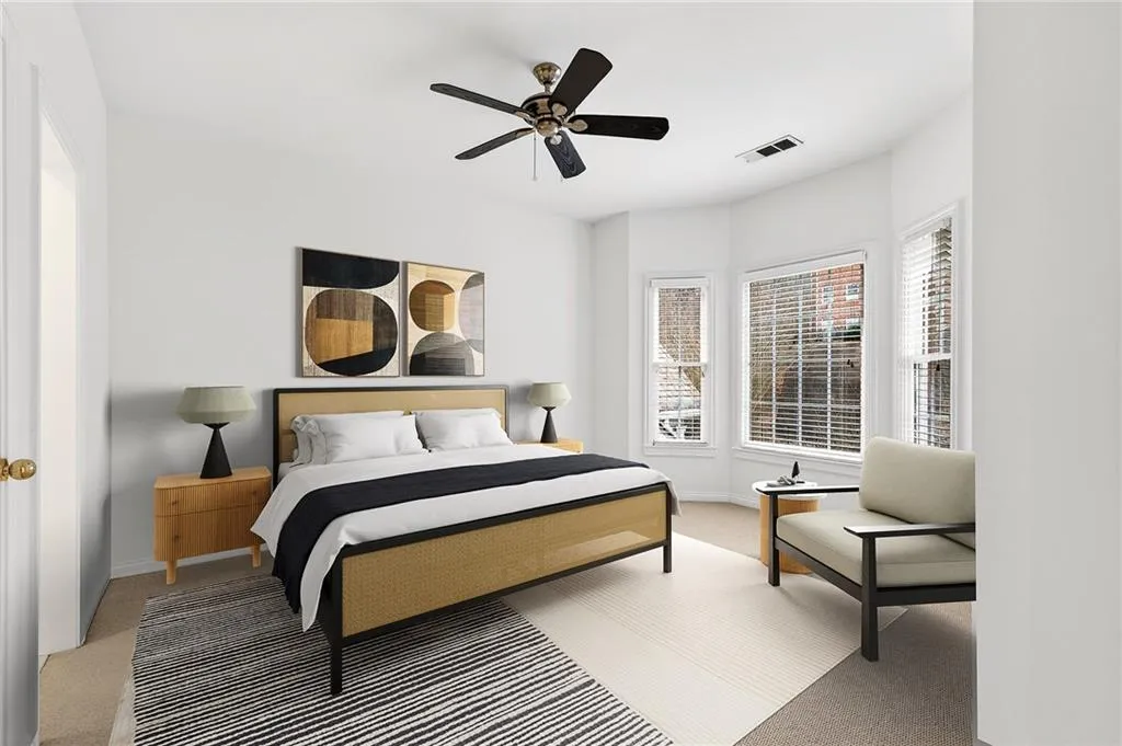 Bedroom #2. virtually staged