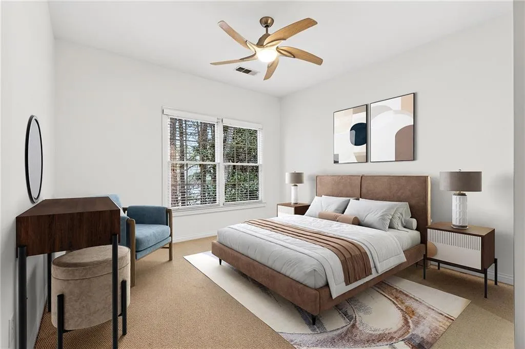 Bedroom #3. Virtually staged