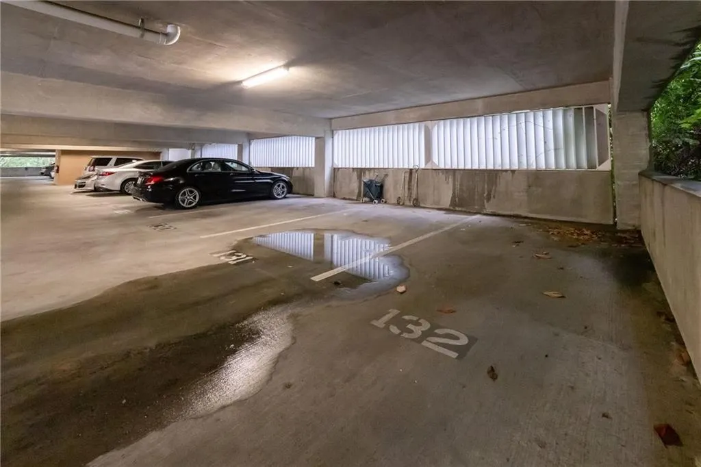 View of parking garage