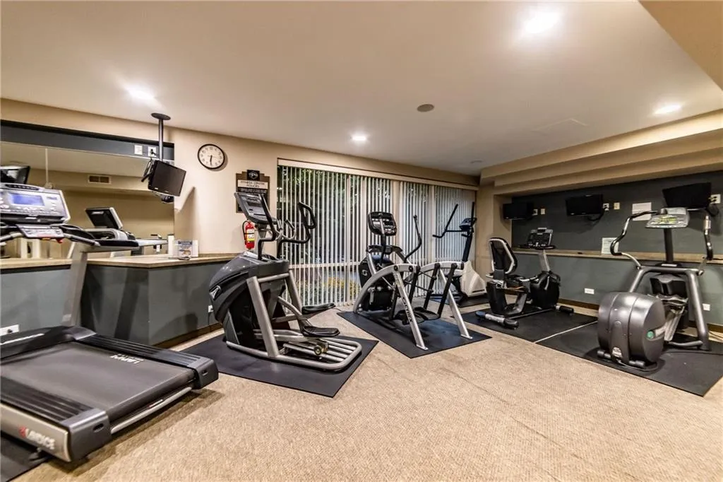View of exercise room